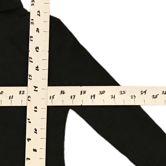 100% Merino Wool Kate Hill black turtleneck Sz PS - Picture 6 of 6